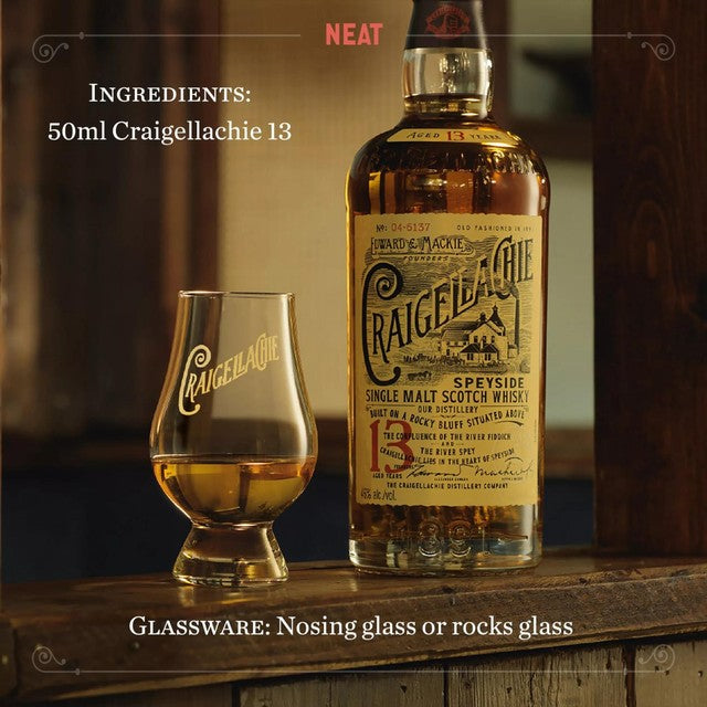 Craigellachie 13 Year Old Speyside Single Malt Scotch Whisky 70cl - British product