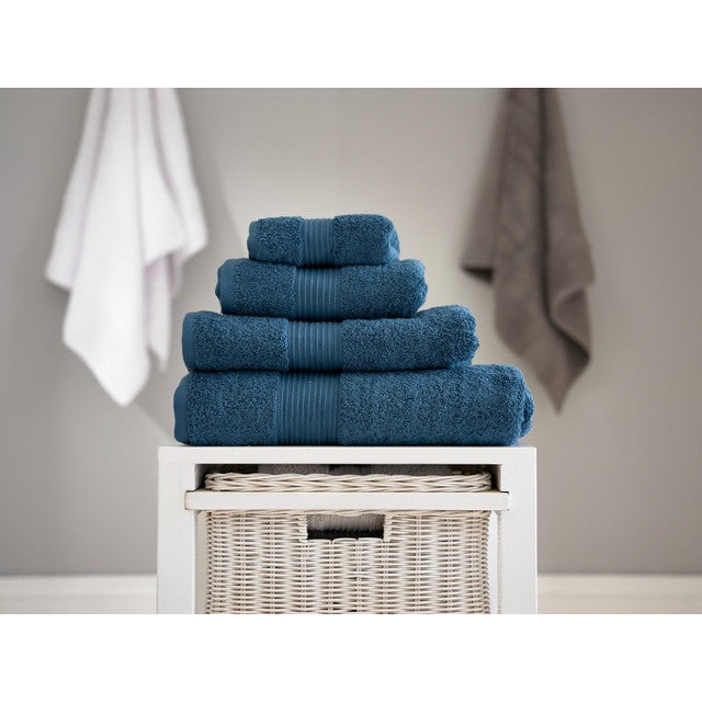Bliss Pima Cotton Bath Towel Petrol 70x127cm - British product