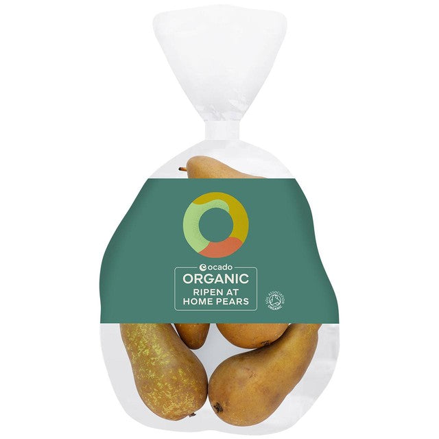 Ocado organic ripen at home pears 4 per pack, imported from the UK
