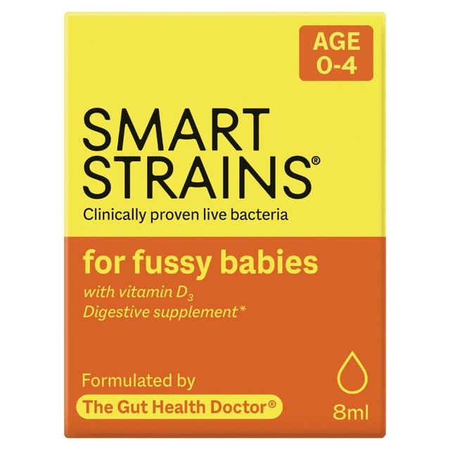 Smart Strains for fussy babies probiotic drops 8ml (British brand)