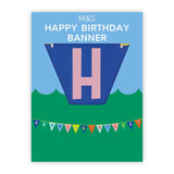 M&S Happy Birthday bunting banner 3m, imported from the UK