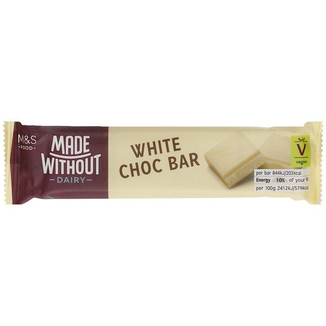 M&S dairy free white chocolate bar, UK version