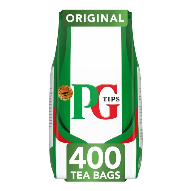 PG Tips black tea biodegradable tea bags 400 pack, imported from the UK