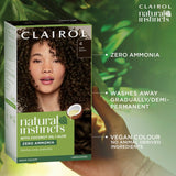 Clairol semi permanent hair dye dark brown - British product