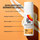 P20 Sensitive SPF 50+ Sun Cream