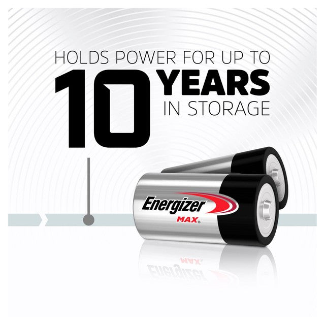 Energizer C alkaline batteries 4-pack - British product