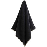 M&S blanket stitch bath towel black mix (British brand)