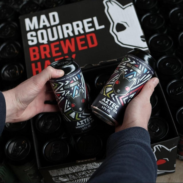 Mad Squirrel Aztec Mountain IPA 440ml, imported from the UK