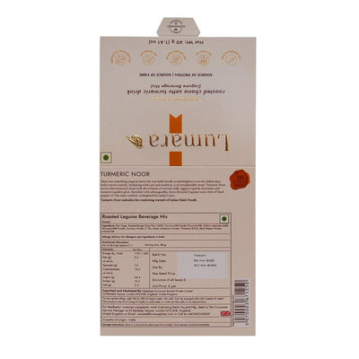 Lumara Turmeric Noor Geröstetes Chana Sattu Kurkuma Getränkepulver 40 g
