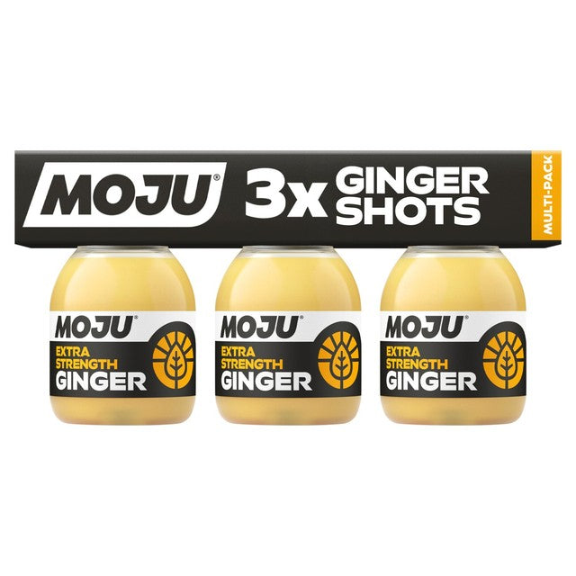 Moju extra strength ginger multipack cold-pressed shot - British product