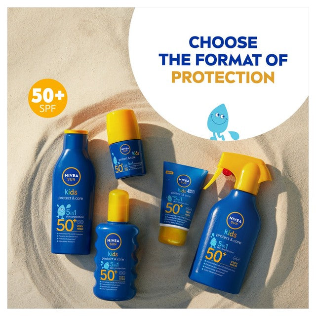 Nivea kids sun cream SPF 50+ roll-on 50ml, imported from the UK