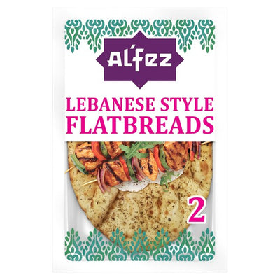 Pan plano libanés con za'atar Al'Fez (paquete de 2)