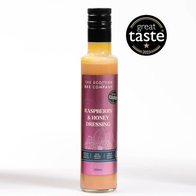 Scottish Bee Company raspberry honey dressing 250g (British brand)
