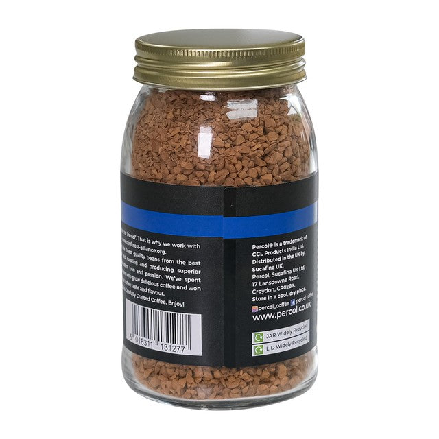 Percol decaf Colombia freeze-dried instant coffee 100g, imported from the UK