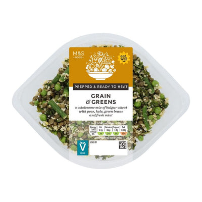 M&S Getreide & Grünzeug Mischung Mikrowellenfähige Getreide- und Gemüsemischung 290g