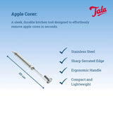 Tala stainless steel apple and fruit corer (British brand)