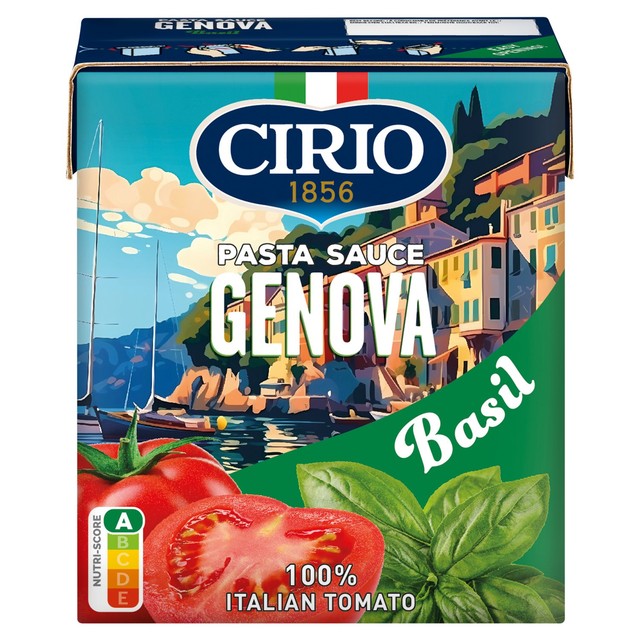 Cirio Genova pasta sauce with basil 340g - British product