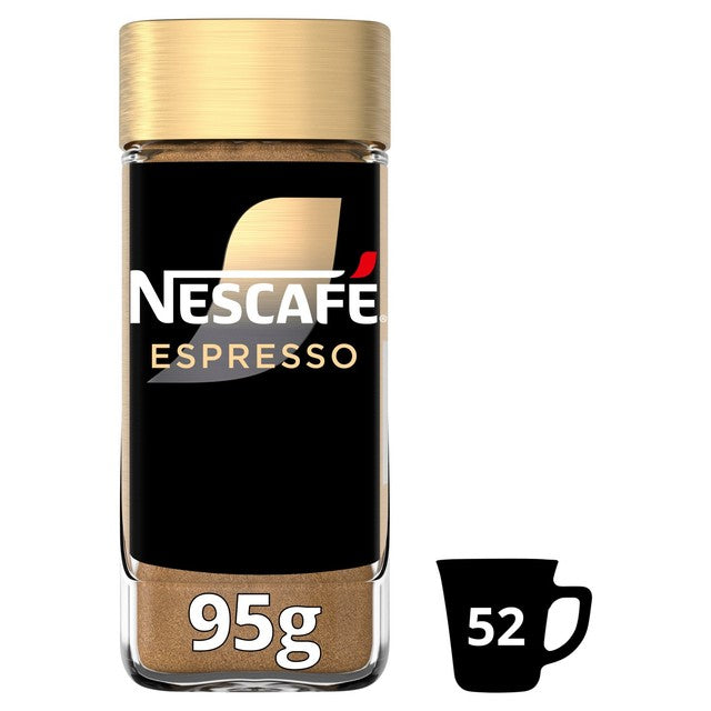 Nescafe Gold Espresso instant coffee 95g, imported from the UK