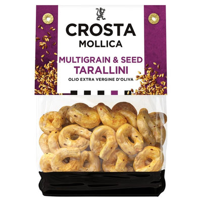 M&S Crosta & Mollica Multigrain & Seeds Tarallini Savoury Biscuit Bites 170g- Buy online at McGrocer