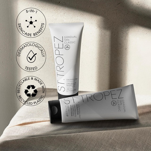 St Tropez Gradual Tan Classic Daily Firming Lotion Medium 200ml (British brand)