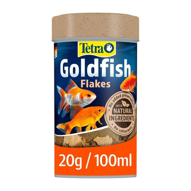 Tetra goldfish food flakes 20g (British brand)