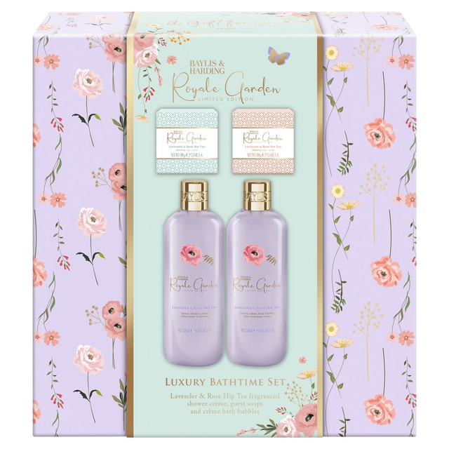 Baylis and Harding Lavender Rosehip Tea bath set - British product
