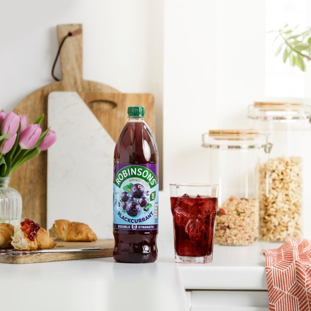 Robinsons double strength blackcurrant squash 1L, imported from the UK