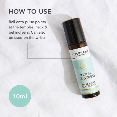 M&S Rouleau Déstressant Total Géranium Orange Noix de Muscade Huile Essentielle Tisserand 10ml - Achetez en ligne sur McGrocer