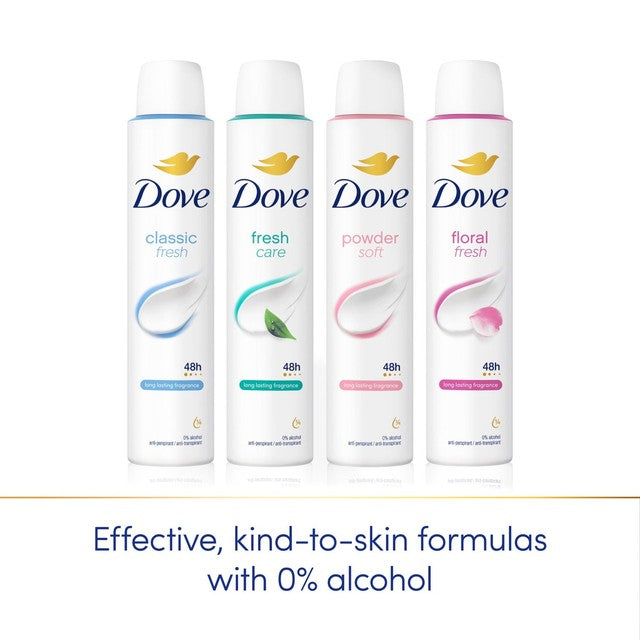 Dove classic fresh anti-perspirant deodorant spray 200ml - British product