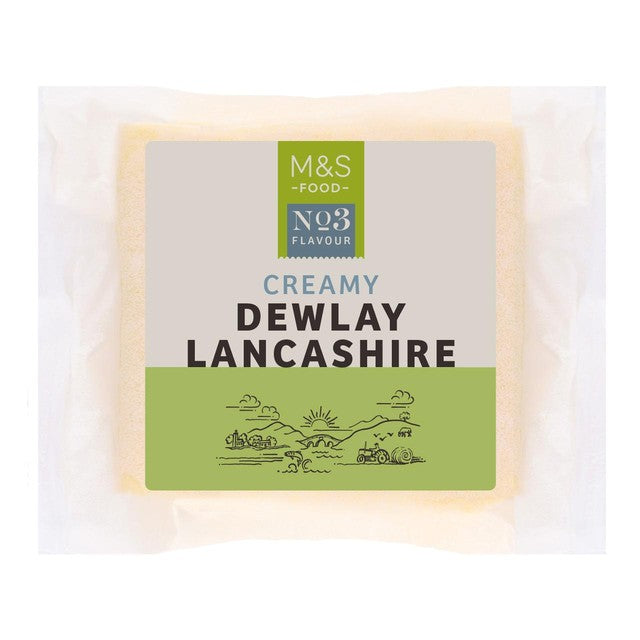M&S Lancashire Creamy Dewlay Cheese 300g, imported from the UK