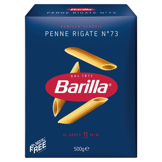Barilla Penne Rigate dry pasta 500g - British product