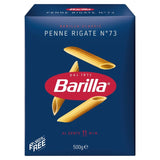Barilla Penne Rigate dry pasta 500g - British product
