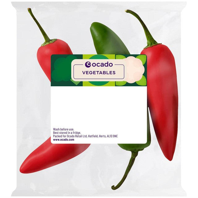 Piments Doux Mixtes Ocado 65g, importés du Royaume-Uni