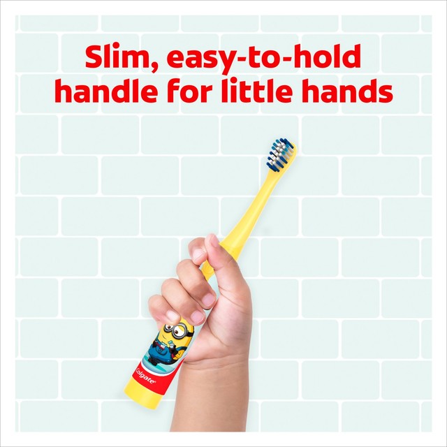 Colgate kids battery toothbrush extra soft minions - British product