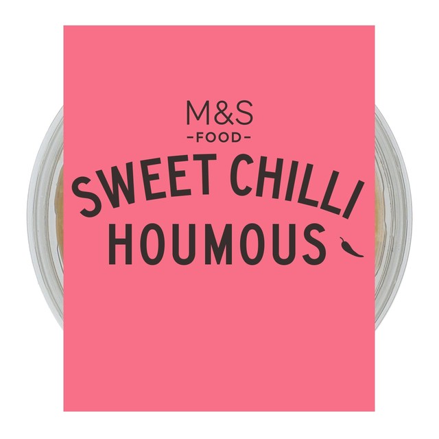 M&S sweet chilli houmous dip 170g, imported from the UK