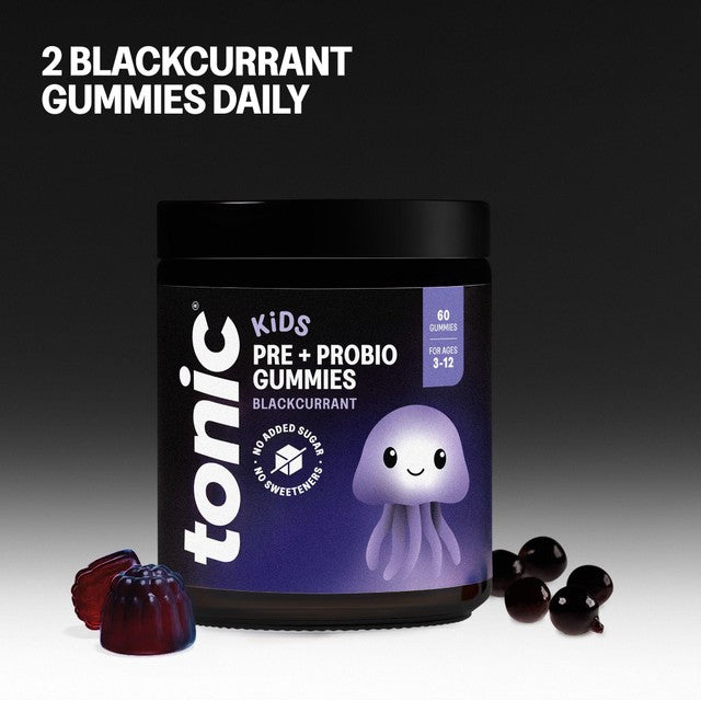 Tonic Health kids probiotic gummy blackcurrant flavour 30 count (British brand)