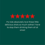 Plenish Kids Mango Juice Shot 4 x 60ml, imported from the UK