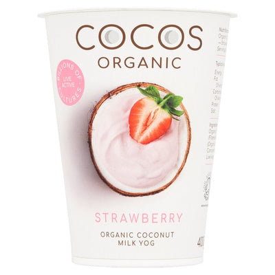 COCOS Bio Erdbeer Kokosmilch Joghurt-Alternative 400g