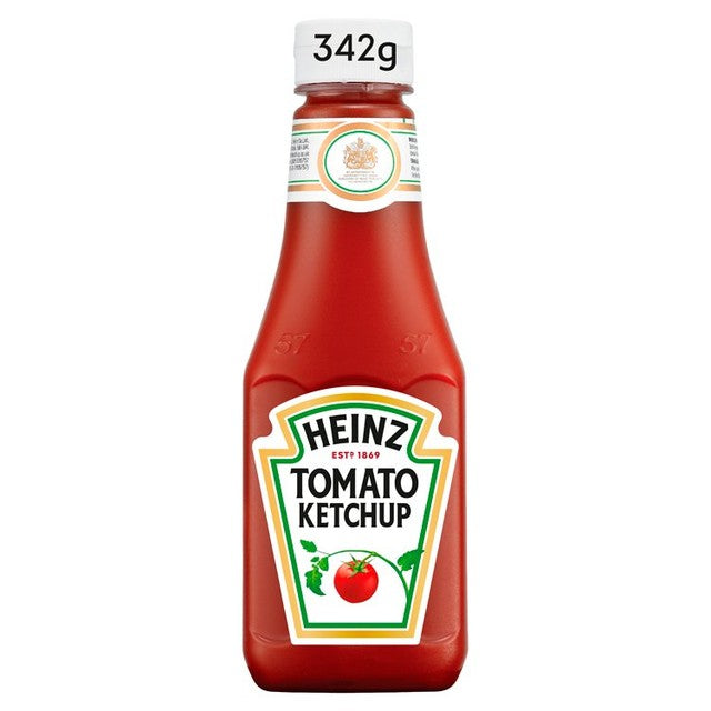 Heinz squeezy tomato ketchup 342g, UK version