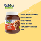 Valsoia dairy-free hazelnut and cocoa chocolate spread 400g (British brand)