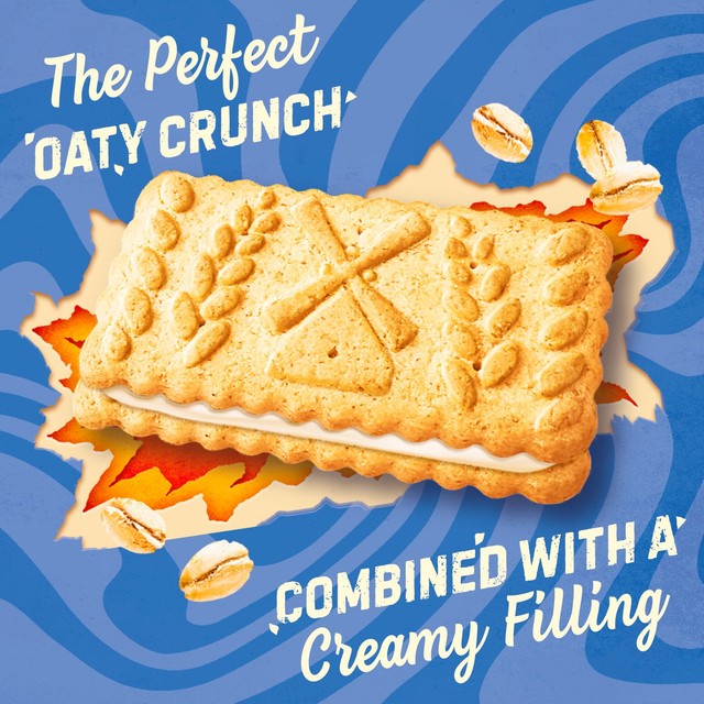 McVitie's Hobnobs Oaty Creams vanilla biscuits (British brand)