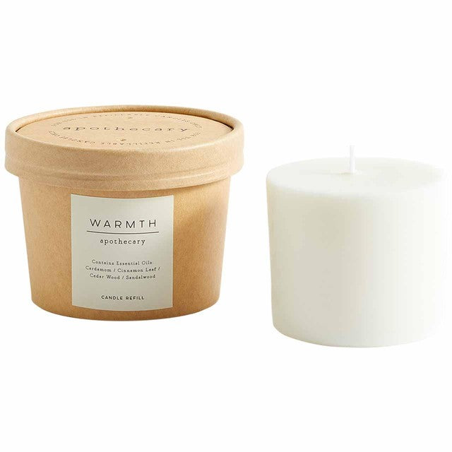 M&S Warmth scented candle 9x9cm, imported from the UK