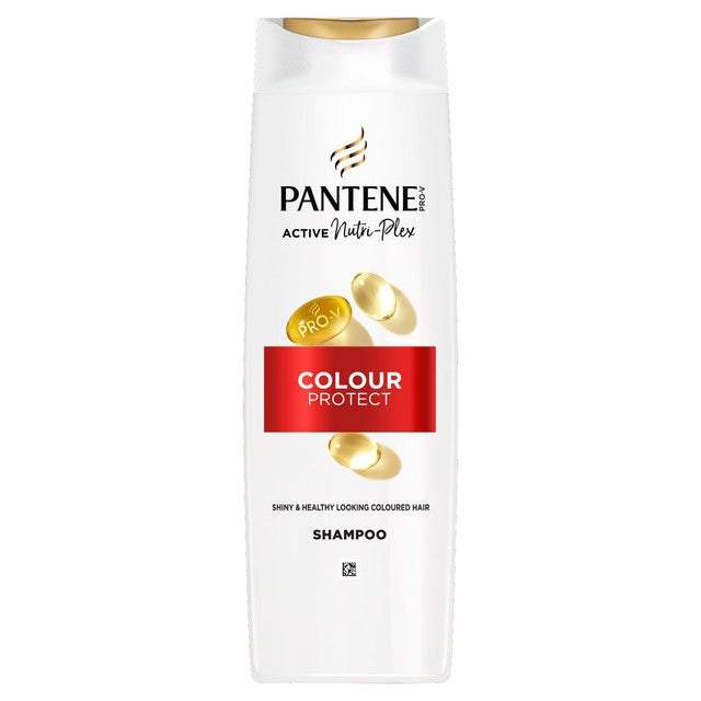 Pantene Colour Protect Shampoo bottle for coloured hair, imported from the UK