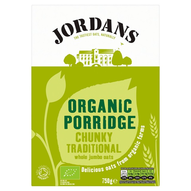 Jordans Organic Jumbo Porridge Oats 750g, UK version
