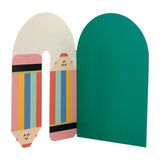 M&S Rainbow Pencil teacher greeting card 13.7x20.1cm, UK version