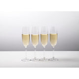 Mikasa Julie champagne flute glasses 8oz set of 4, imported from the UK