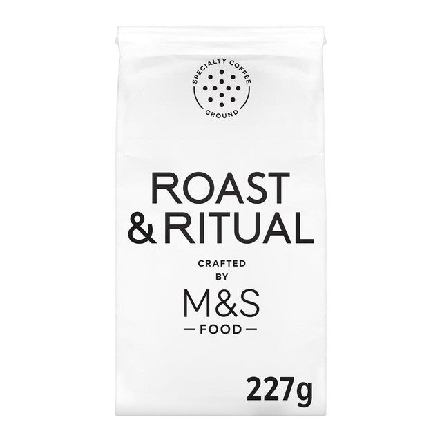 M&S Roast & Ritual ground coffee 227g, imported from the UK