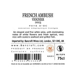 French Ambush Viognier 75cl - British product