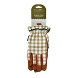 Burgon & Ball gardening gloves Olive Check - British product