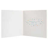 M&S Dad Star Foiled Birthday Card 15cm x 15cm, imported from the UK